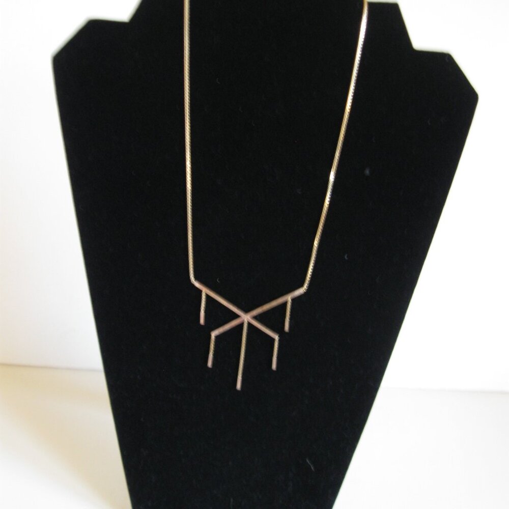 Haley Lebeuf Minimal Design14kt Gold-Filled Shoal Creek Necklace with Fringe